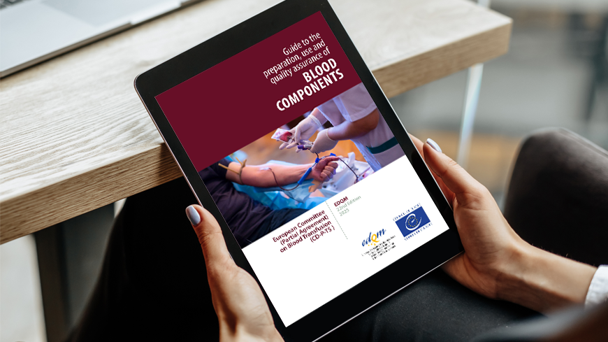EDQM publishes 22nd edition of the Blood Guide