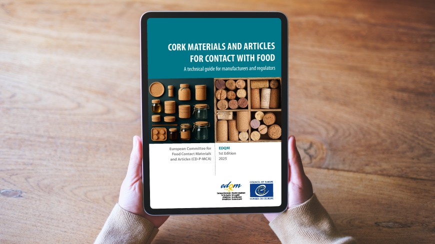 Cork materials and articles for contact with food – New EDQM technical guide available